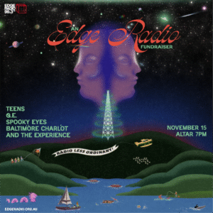 Edge Radio gig poster